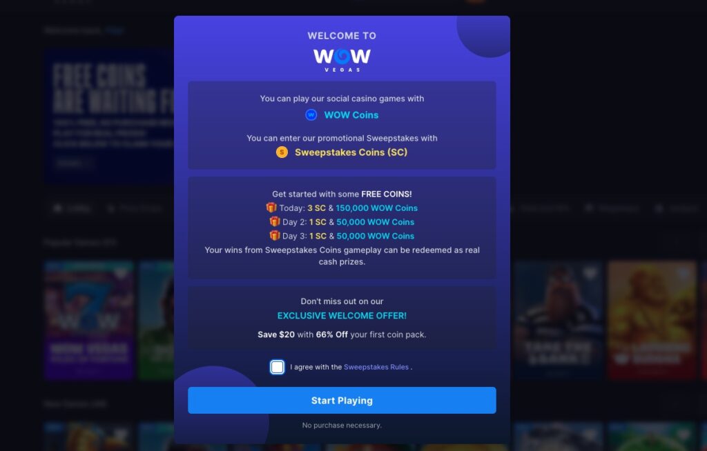WOW Vegas Casino bonus WOW Vegas Casino bonus