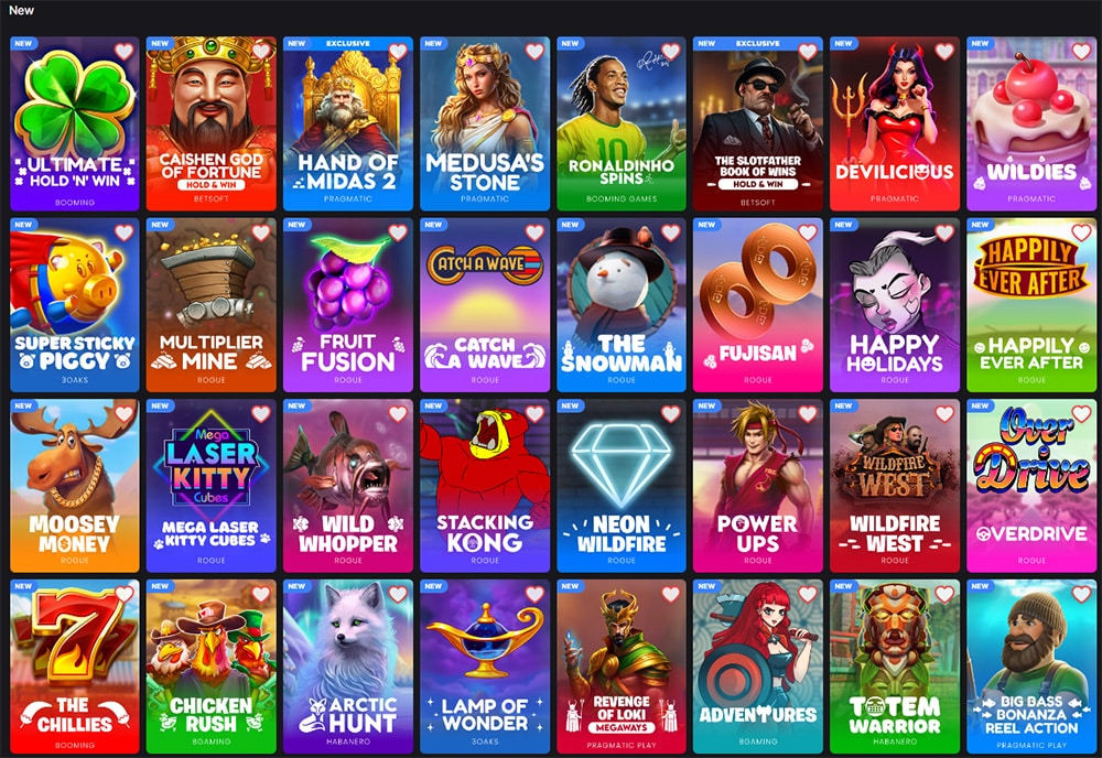 WOW Vegas new slots New WOW Vegas slots
