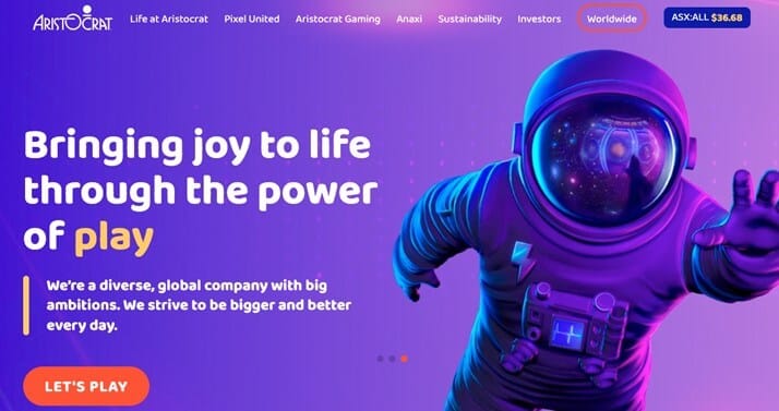 aristocrat homepage aristocrat-homepage