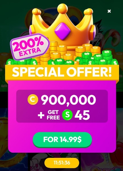crown coins 200 bonus Crown Coins Casino promotional offer
