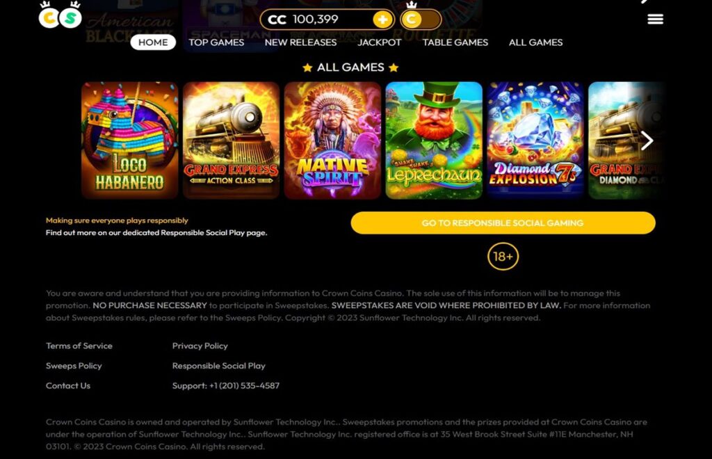 crown coins casino company information Crown Coins Casino company info