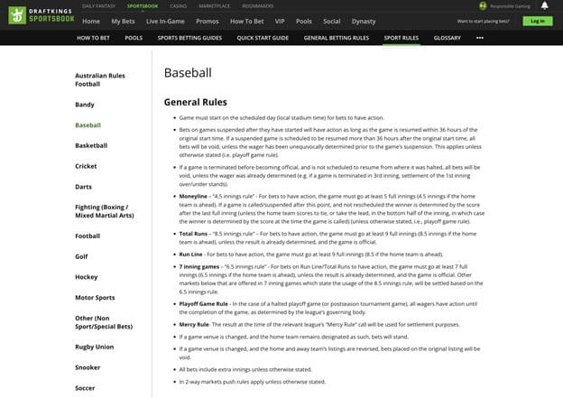 draftkings baseball rules draftkings baseball rules