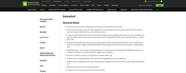 draftkings basketball rules draftkings basketball rules
