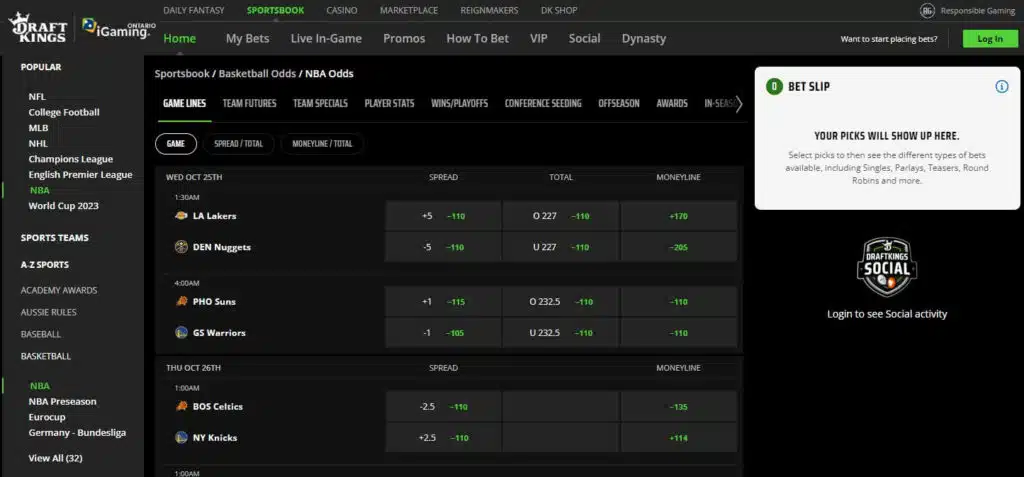 draftkings sportsbook homepage draftkings sportsbook homepage