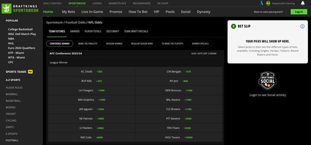 draftkings sportsbook lobby bet slip draftkings sportsbook lobby bet slip