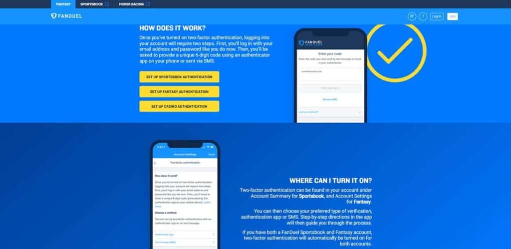 fanduel app two factor authentification fanduel app two factor authentification