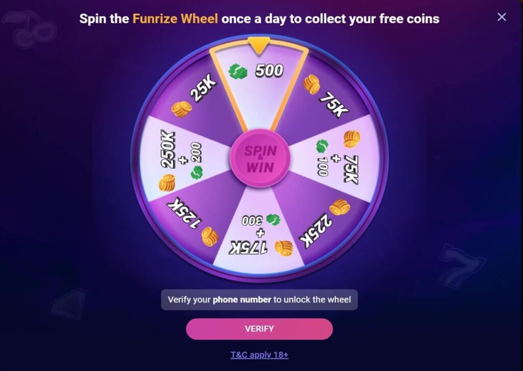 funrize wheel bonus funrize wheel bonus