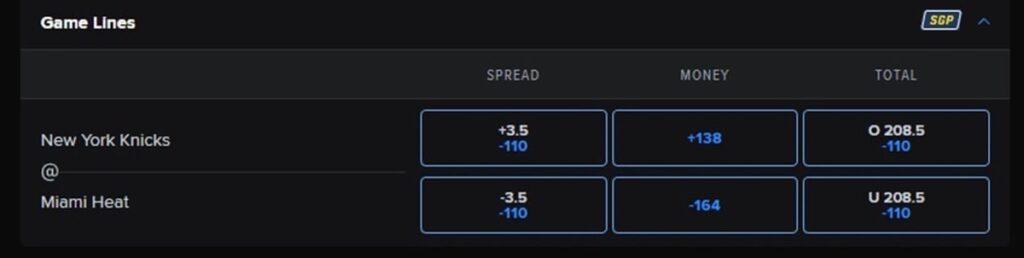 game lines example bet game lines example bet