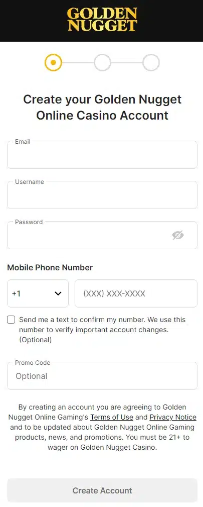 golden nugget sign up form golden nugget sign up form