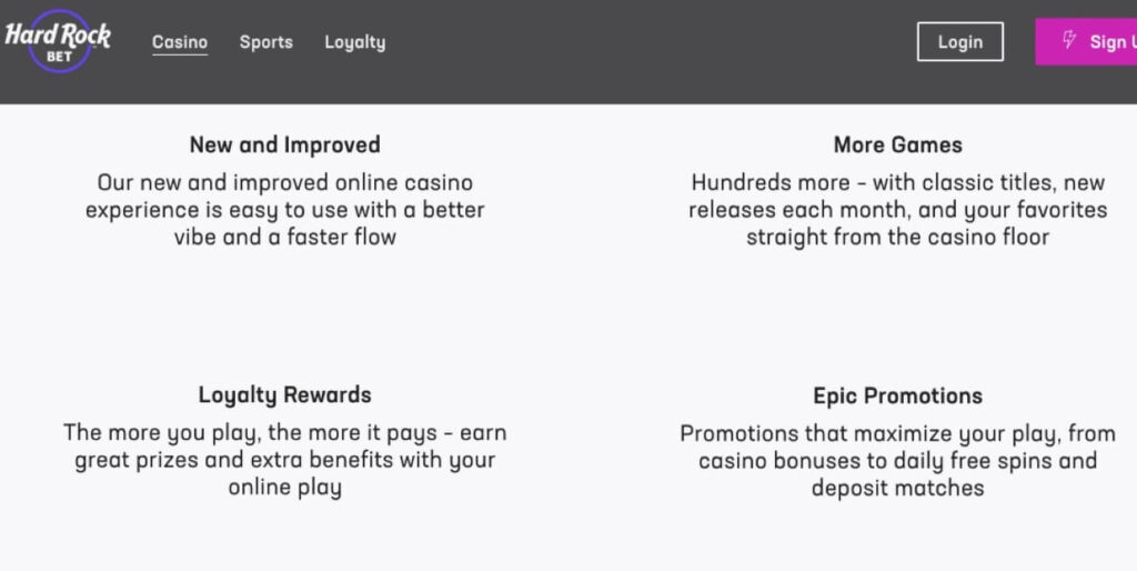 hard rock casino features hard rock casino features