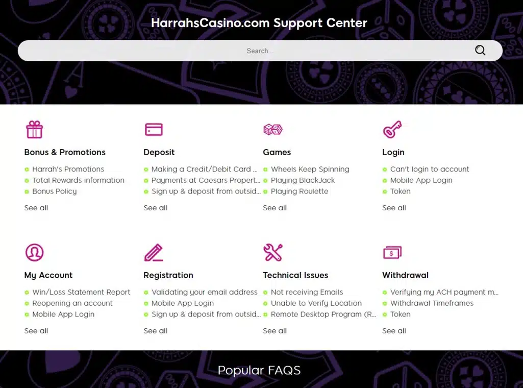 harrahs casino support harrahs casino support