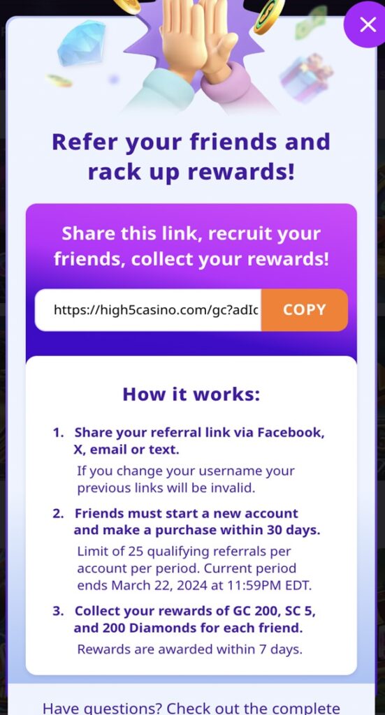 high 5 casino refer a friend bonus high 5 casino refer a friend bonus