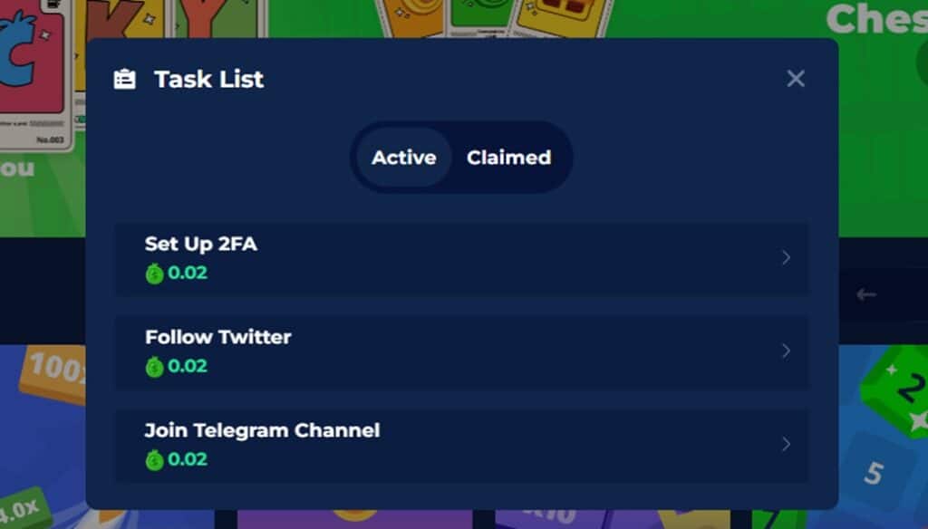 luckybird io task list luckybird io task list