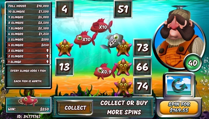 slingo fishin frenzy slot slingo fishin frenzy slot