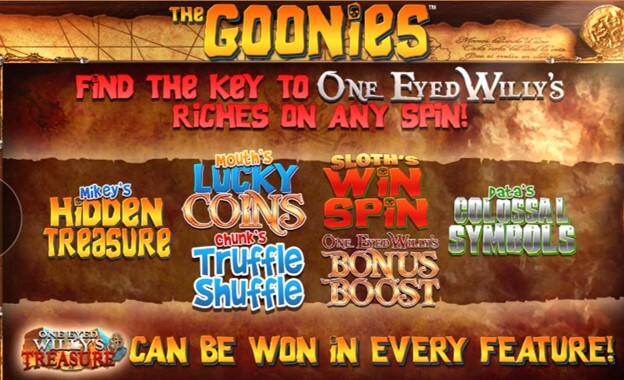 the goonies slot bonus the goonies slot bonus