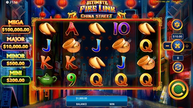 ultimate fire link china street slot game ultimate fire link china street slot game