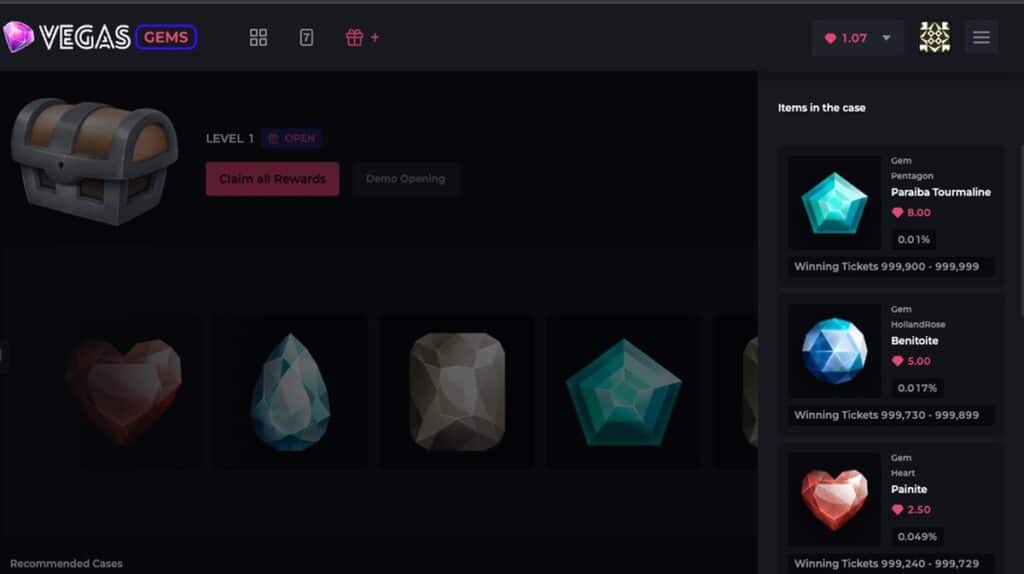 vegasgems chest rewards vegasgems chest rewards