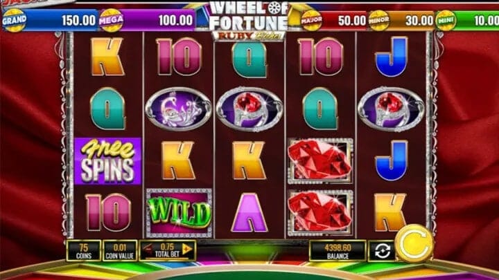wheel of fortune ruby riches slot wheel of fortune ruby riches slot