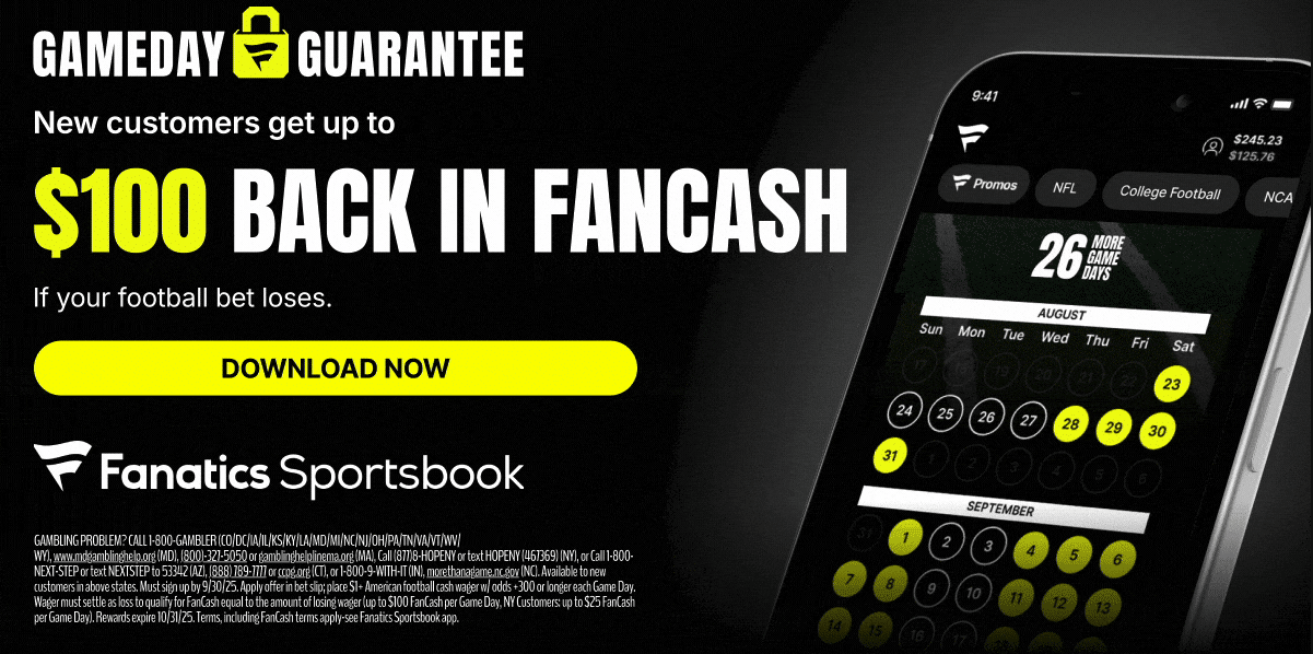 Fanatics Sportsbook bonus