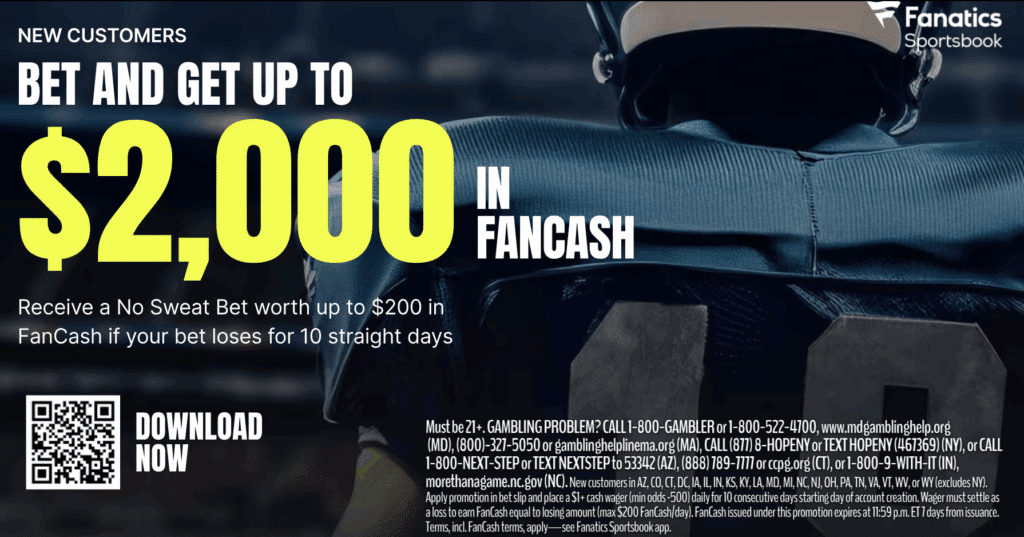 Fanatics Sportsbook bonus