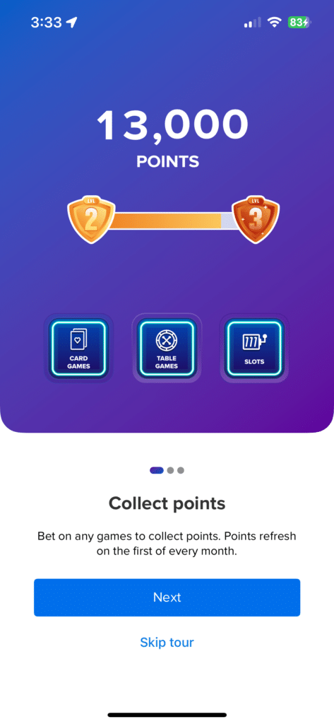 FanDuel Casino rewards app