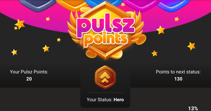 Pulsz Points rewards